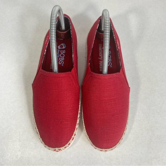 Skecher Women's BOBS Flexpadrille 3.0-Dark Horse Flats Shoe 113091; RED Size 6.5 - Picture 7 of 16